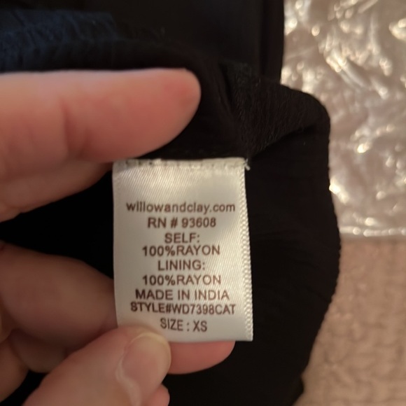 37. Willow & Clay Black Embroidered Dress - Picture 14 of 16